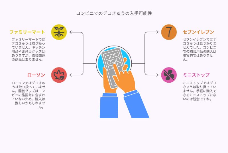 コンビニでのデコきゅうの入手可能性